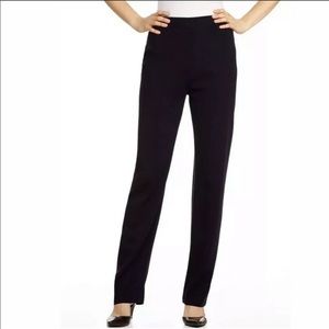 Exclusively Misook black knit pants